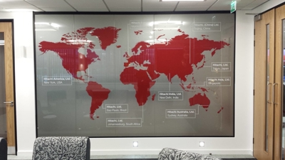 Hitachi Glass Map Photo