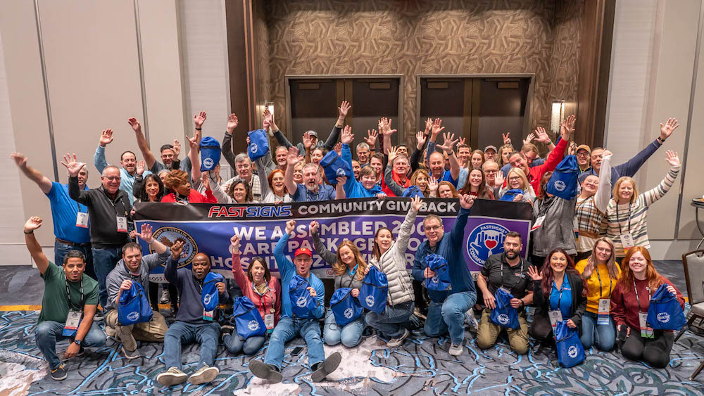 FASTSIGNS Gives Back at 2023 Convention